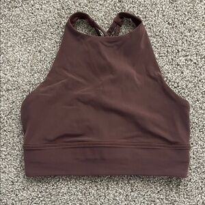 Lululemon Dark Mauve Energy Bra *High Neck Size 6